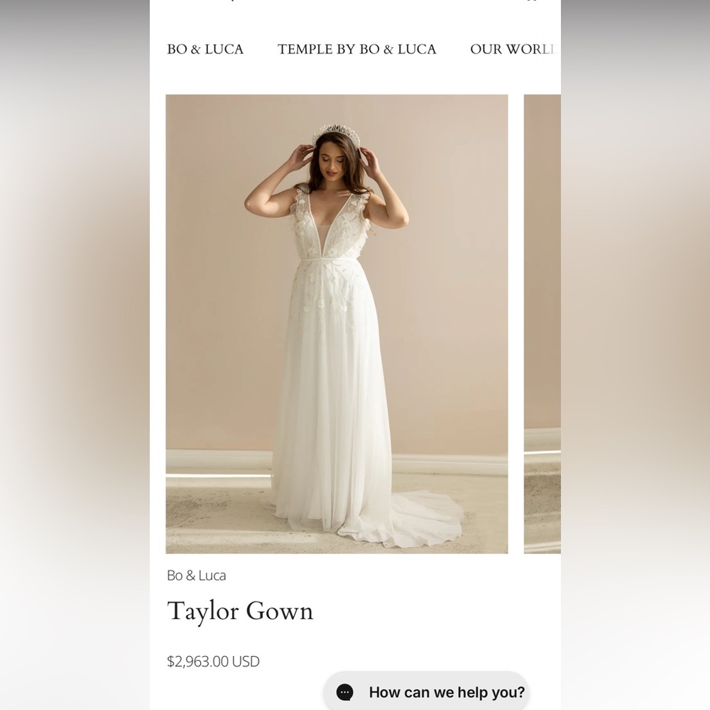 Bo & Luca Taylor Gown
